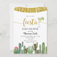 Cactus mexicano Fiesta Fiesta de ducha para bebés