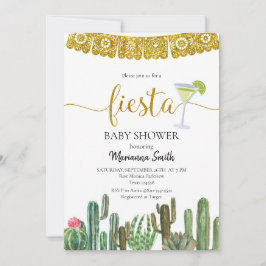 Invitación  Cactus mexicano Fiesta Fiesta de ducha para bebés
