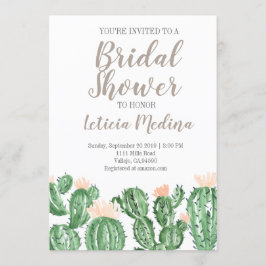 Invitación Cactus suculento boda ducha de novia invitan