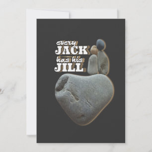 Invitación Cada Jack tiene su Jill - El Amor Gobierna Arte de