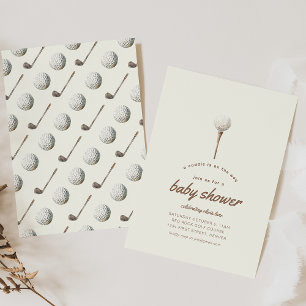 Invitación Caddie on the Way Golf Baby Shower Invite