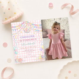 Invitación Cadena de papel pastel caprichosa Bola de Disco Cu
