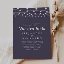 Cadena rusa blanca ilumina a Boda de Nuestra Boda