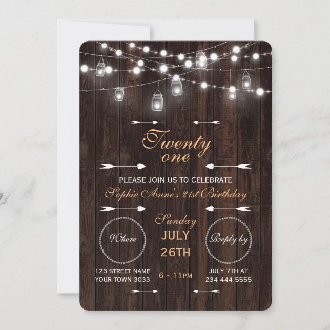 Invitación Cadena rusa ilumina la fiesta de cumpleaños del an (Anverso)