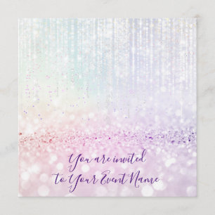 Invitación Cadenas dulces de pastel de novias 16 de Quinceane