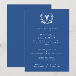 Invitación Caduceo Azul + Graduación de la Facultad de Medici