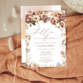 Invitación Cae el Boho Garden al amor Ducha de novias