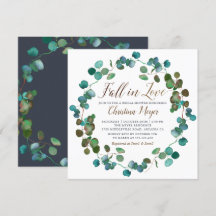 Cae en amor La vegetación otoñal Wreath Bridal Sho