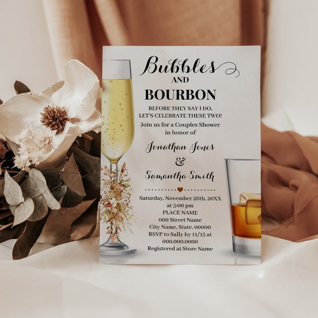 Invitación Cae Eucalyptus Burbujas y Ducha de Parejas de Borb (Subido por el creador)