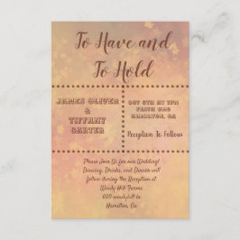 Invitación Cae hojas y puntos