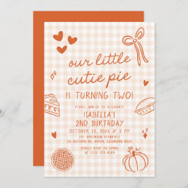 Invitación Caer De La Mano Nos Trajo Nuestro Pequeño Pie De C