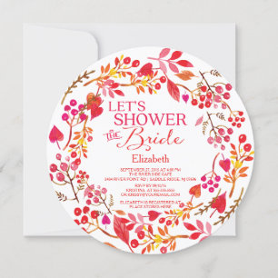 Invitación Caer, duchémonos, la ducha de novia