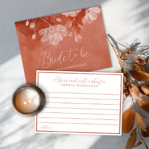 Invitación Caer en el amor Bridal Ducha consejos y buenos des