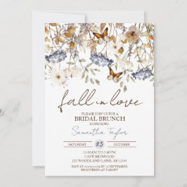 Invitación Caer en el amor, Brunch de novias, ducha de novias