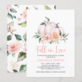 Invitación Caer en el amor Calabaza Ducha de novias