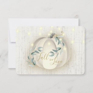 Invitación Caer en el amor Calabaza y una respuesta más ecoló