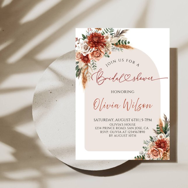 Invitación Caer en el amor ducha de novias- Fiesta rústico de (Subido por el creador)
