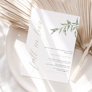 Invitación Caer en el amor - Ducha Mínima de Novias   Invitac