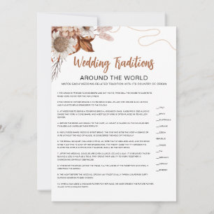 Invitación Caer enamorada Boda Tradiciones Ducha de Novias