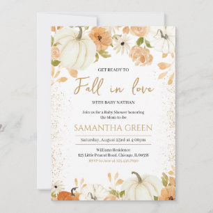 Invitación Caer enamorada de Baby Baby Shower