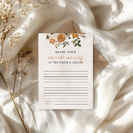 Invitación Caer enamorada | Ducha de novia de juego de memori