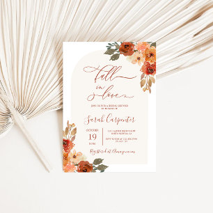 Invitación Caer Enamorada Ducha De Novias