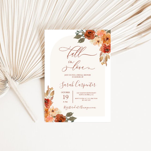 Invitación Caer Enamorada Ducha De Novias (Subido por el creador)