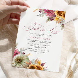 Invitación Caer Enamorada Ducha De Novias