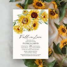 Caer Enamorada Ducha De Novias Sunflower
