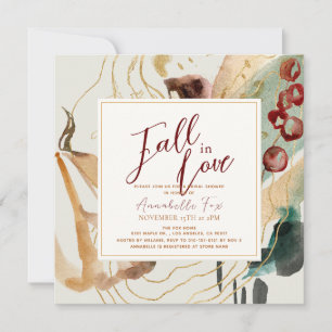 Invitación Caer enamorada Resumen Calabaza Ducha de novias