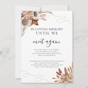 Invitación Caer enamorada   Rótulo conmemorativo del Boho Flo