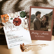 Caer Enamorada Rústica Ducha Bridal Boho Pumpkin