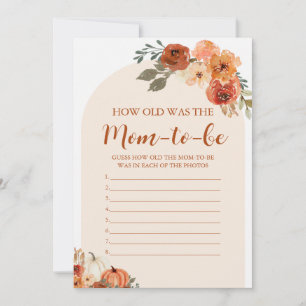 Invitación Caer Pequeña Calabaza Cuán Vieja Era El Viejo Jueg