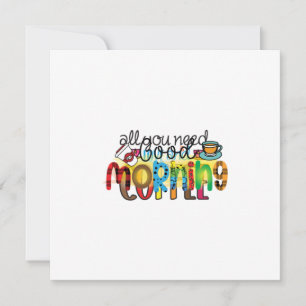Invitación Café Art Buenos días