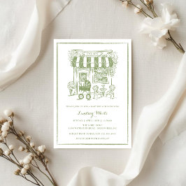 Invitación Cafe Bebe Baby Brunch Invite | Baby Shower