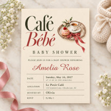 Café Bébé Pastelería Vintage Baby Shower