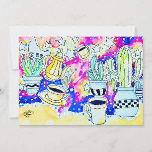 Invitación Café Cactus