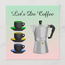 Invitación Café de Espresso Italiano