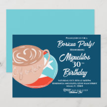 Café de la Fiesta Latina Hispana Boricua Puertorri