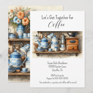 Invitación Café de la tarde únete