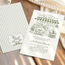 Café de moda Bebe Salón de Té Baby Shower