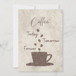 Invitación Café Hoy Mañana Para Siempre