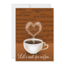 Café? Humo con forma de corazón