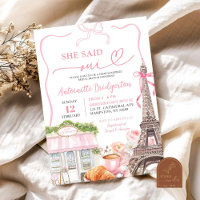 Café parisino de Coquette Brunch Bridal Francés
