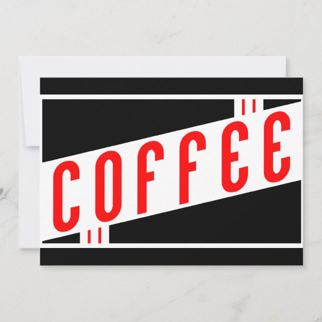 Invitación café retro (Anverso)