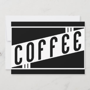 Invitación café retro