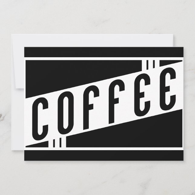 Invitación café retro (Anverso)