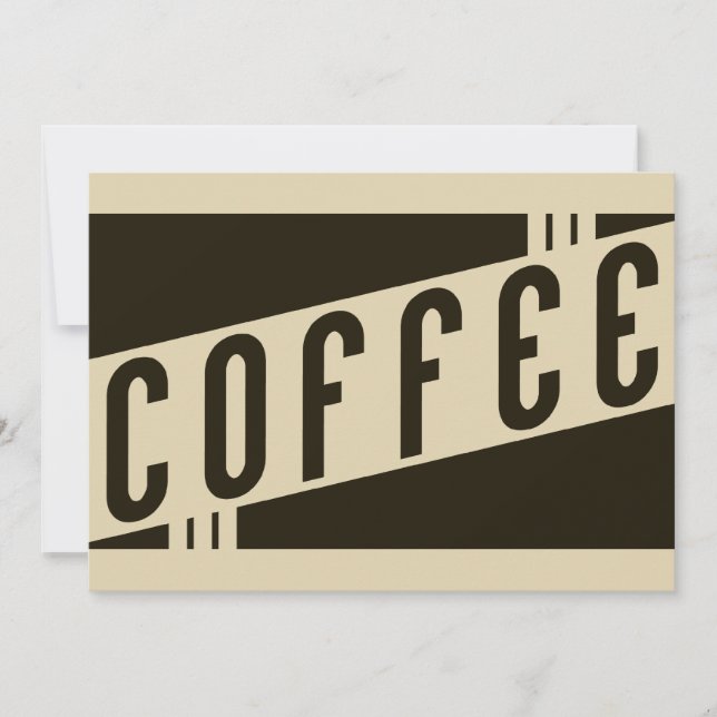 Invitación café retro (Anverso)