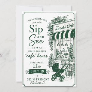 Invitación Café Sip and See