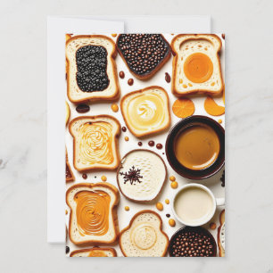 Invitación café y tostadas